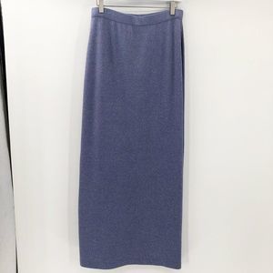 St. John Evening Women's Pastel Purple Knit Maxi Skirt Size 10